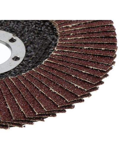 Круг лепестковый торцевой шлифовальный, Targ, диаметр 125 мм, посадочный диаметр 22.2 мм, зернистость P60, 663405