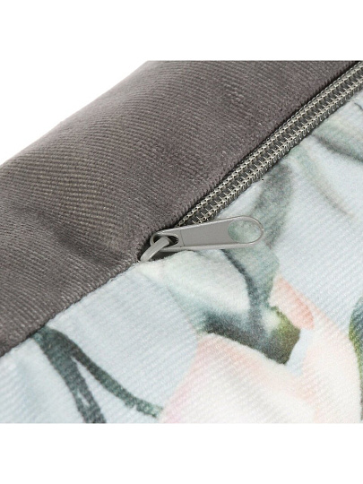 Подушка декоративная, 40х40 см, Магнолия, 100% полиэстер