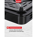 Плита электрическая Rion, 2000 Вт, 2 конфорки, спираль, эмаль, механическая, переключатель поворотный, черная - фото 12