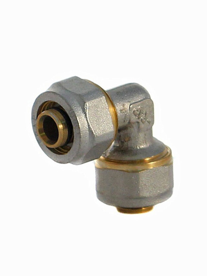 Металлопластиковый уголок d16 мм, с цангой, Frap, F302.1616