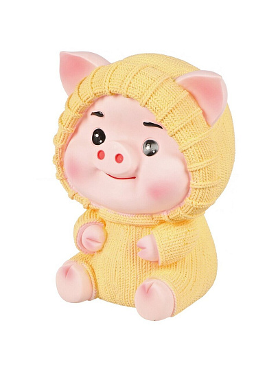 Копилка Хрюша, 17х16х21 см, пластик, A240039