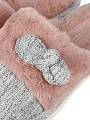 Тапки для женщин, текстиль, серые, р. 36-37, 248-182-12 - фото 4