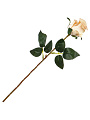 Цветок искусственный Роза, 42 см, шампань, Y4-6944