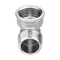 Уголок 3/4&amp;quot;x1/2&amp;quot;, г-ш, латунь, AquaLink - фото 3