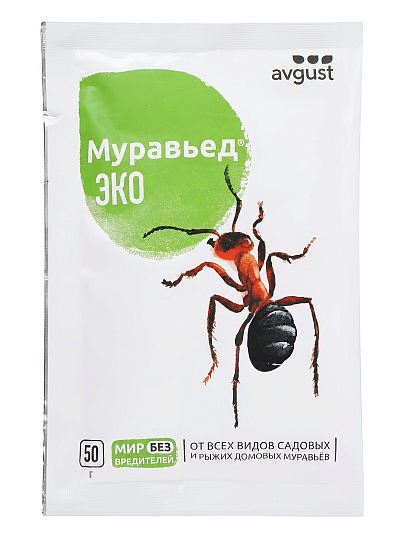 Инсектицид Муравьед ЭКО, от муравьев, порошок, 50 г, Avgust