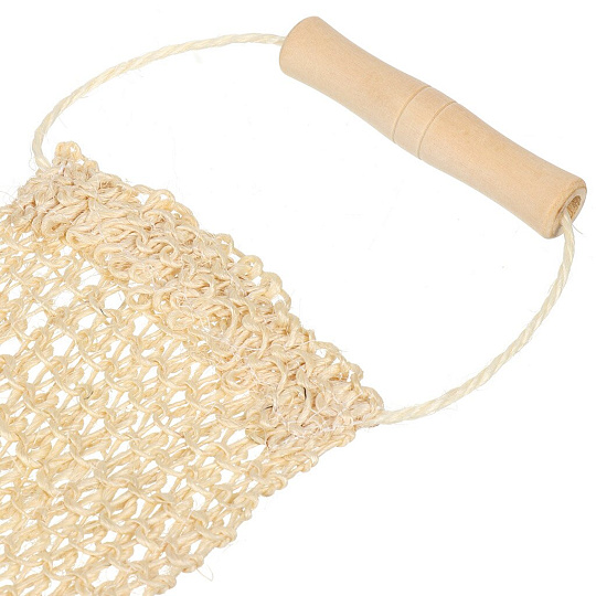 Мочалка банная пояс, сизаль, жесткая, Beauty Format, 45590-4004