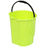Контейнер для мусора пластик, 8 л, круглый, педаль, салатовый, Dunya Plastik, 01061 - фото 5