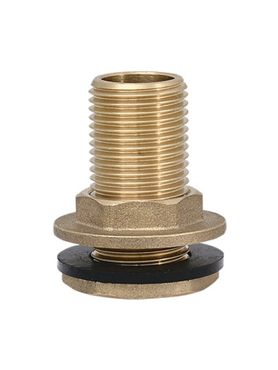 Переходник для резервуара, 1/2'', латунь, с фланцем, ProFactor