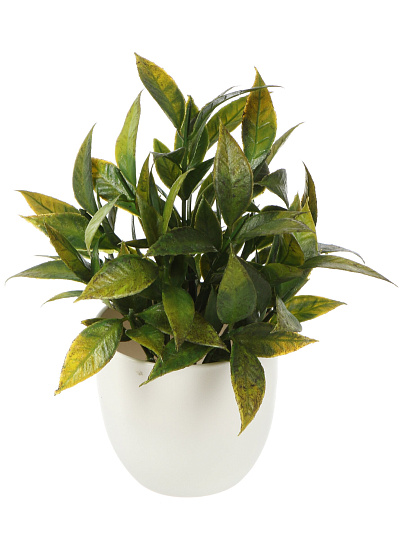 Цветок искусственный декоративный Трава в кашпо, 12х17 см, Y4-11108