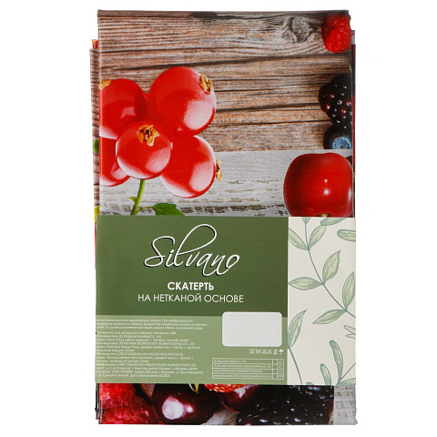 Скатерть Silvano, 140х160 см, ПВХ на нетканой основе, 8662