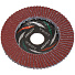Круг лепестковый торцевой КЛТ2 для УШМ, LugaAbrasiv, диаметр 115 мм, посадочный диаметр 22 мм, зерн A50, шлифовальный - фото 2