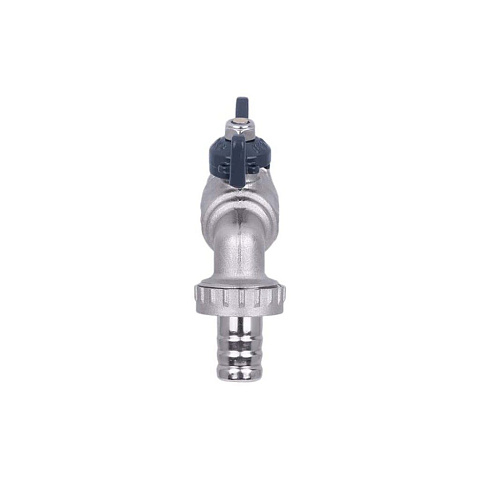 Кран водоразборный 3/4", со штуцером, ручка-бабочка, AquaLink