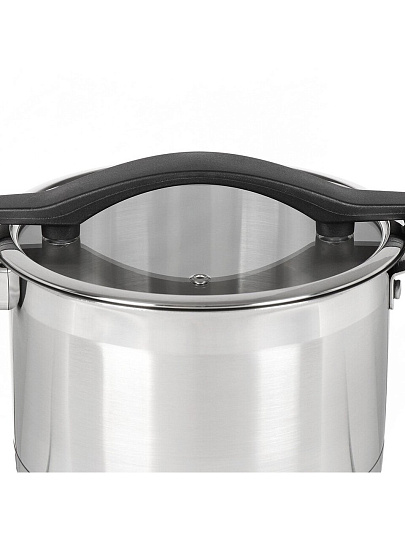 Ковш нержавеющая сталь, 2.9 л, крышка стекло, бакелитовая ручка, индукция, Daniks, Фантом, CW-B068-18S