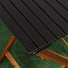 Мебель садовая Green Days, Дуэт Wood, черная, стол, 60х60х74 см, 2 стула, 120 кг, BS-DT01 - фото 8