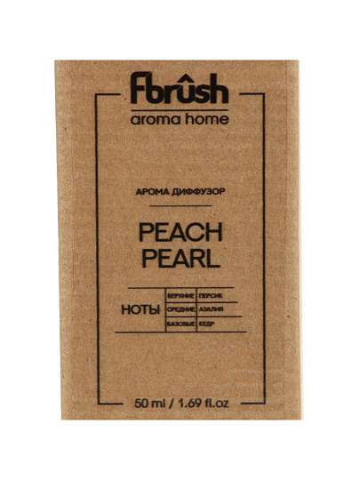 Аромадиффузор декоративный Fbrush, 50 мл, 55х21 см, Aroma home Peach Pearl, DPC50-4