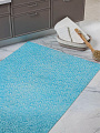 Коврик для ванной, антискользящий, 1.3х15 м, вспененный ПВХ, пузырьки на голубом, Homemat Aquatic, V7 - фото 2