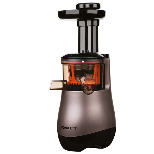Соковыжималка электрическая Scarlett, SC-JE50S43, 200 Вт, резервуар для сока 1 л, 1 скорость, резервуар для мякоти 0.8 л