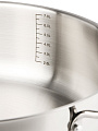 Жаровня нержавеющая сталь, d32 см, 7.5 л, RasheL, R-1/321, с крышкой, индукция - фото 7