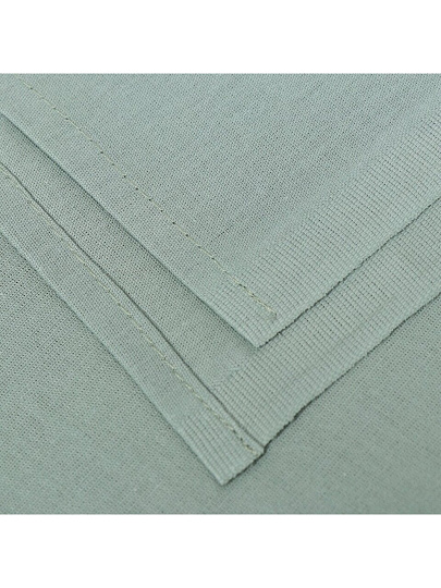 Простыня 1.5-спальная, 150 х 220 см, 100% хлопок, поплин, зелено-серая, Silvano, Марципан, AI-2604006