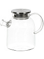Чайник заварочный стекло, 1.8 л, с ситечком, нержавеющая сталь, Y4-4777/B050163, прозрачный - фото 8
