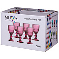 Набор рюмок &amp;quot;серпентина&amp;quot; из 6шт. серия &amp;quot;Muza color&amp;quot; 50 мл. / в=10,5 см., 781-197 - фото 2