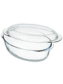 Кастрюля стекло, 20х33х13 см, 4.1 л, овальная, с крышкой, Pyrex, Let's Share, 459BC/S - фото 2