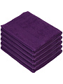 Полотенце банное 100х150 см, 100% хлопок, 350 г/м2, жаккардовый бордюр, Вышневолоцкий текстиль, темно-фиолетовое, 702, Россия, К1-150100.12.350