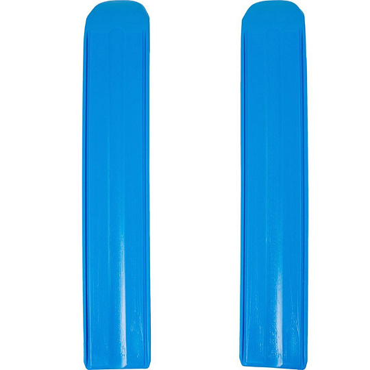 Лыжи мини, 47 см, мягкое крепление, пластик, в сетке, в ассортименте, Юниор