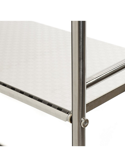 Стеллаж-полка для ванной металл, напольный, 3 яруса, прямой, 55х29х167 см, Y8-2785