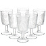Бокал для вина, 330 мл, стекло, 6 шт, Листья, прозрачные, Y6-10181 - фото 4