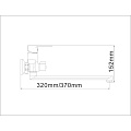 Смеситель для ванны, BOOU, с картриджем, хром, B8289-18F - фото 2