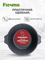 Кастрюля алюминий, антипригарное покрытие, 3 л, крышка стекло, Мечта, Гранит star Induction, 43803И, серая, индукция - фото 5
