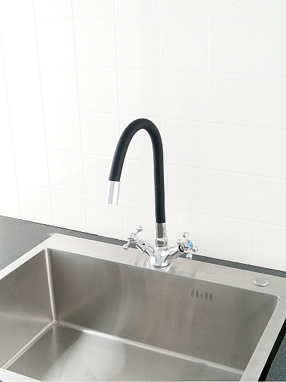 Смеситель для кухни, Potato, гибкий излив, с картриджем, P59065-6