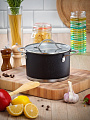 Кастрюля нержавеющая сталь, 2.9 л, крышка стекло, Daniks, Денвер, GS-01337-18CA, индукция - фото 11