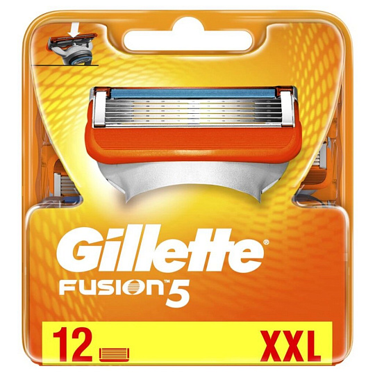 Сменные кассеты для бритв Gillette, Fusion, для мужчин