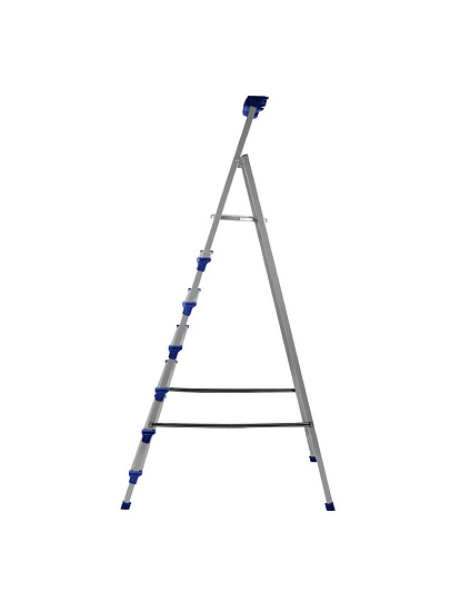 Стремянка 1 секция, 7 ступеней, сталь, 1.51 м, 150 кг, Nika, СМ7