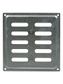 Решетка вентиляционная металл, регулируемая, 150х150 мм, некр, Event, 150х150ВРР