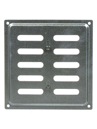 Решетка вентиляционная металл, регулируемая, 150х150 мм, некр, Event, 150х150ВРР