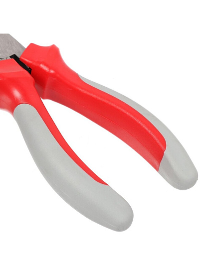 Тонкогубцы 160 мм, прямые, двухкомпонентный, углеродистая сталь, Bartex, Стандарт, 913016