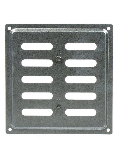 Решетка вентиляционная металл, регулируемая, 150х150 мм, некр, Event, 150х150ВРР