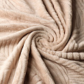 Плед евро, 200х220 см, 100% полиэстер, Silvano, Бисквит, светло-бежевый - фото 6