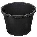 Таз пластик, 40 л, круглый, с ручкой, строительный