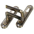 Замок врезной S-Locked, 162-40 мод. 247 AB, 120625, ручка в комплекте, цилиндровый, универсальный, бронза - фото 2
