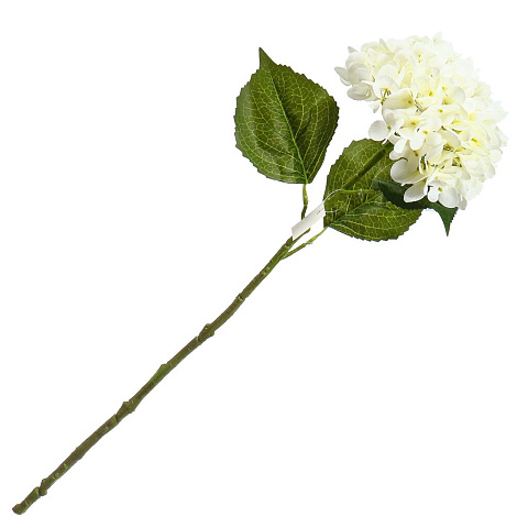 Цветок искусственный декоративный Гортензия, 70 см, белый, Y4-7156