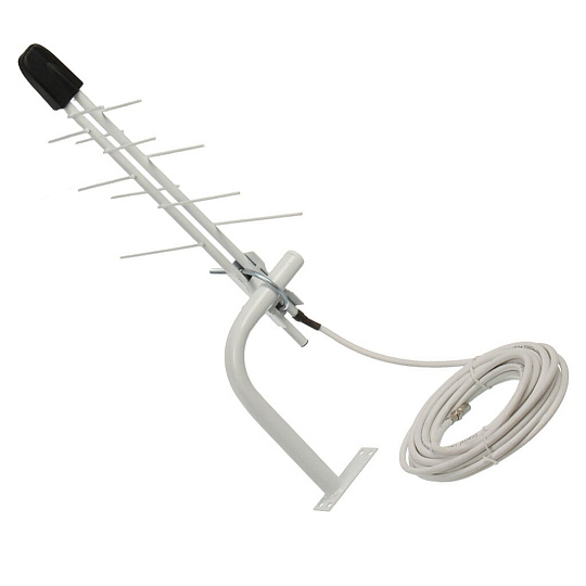 Антенна телевизионная DVB-T2, 8 дБ, цифровое тв, Rexant, RX-402, наружная, 34-0402
