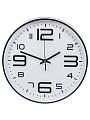 Часы настенные, 30х30х4 см, тихий ход, круглые, пластик, Модерн, Y4-5203