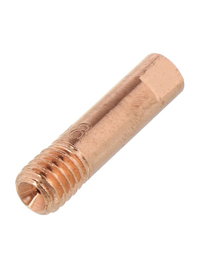 Токосъемник Профессионал, 25 м, М6х25, для горелок, диаметр 0.8 мм, 0508