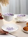 Набор чайный фарфор, 4 предмета, на 2 персоны, 330 мл, Lefard, Lilac, 760-758, подарочная упаковка - фото 2