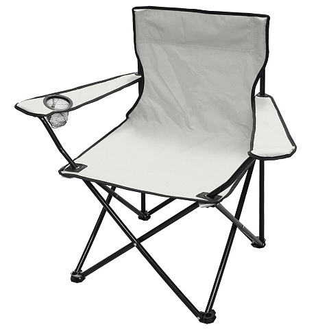 Стул-кресло 52х52х80 см, серое, ткань, DES-102C