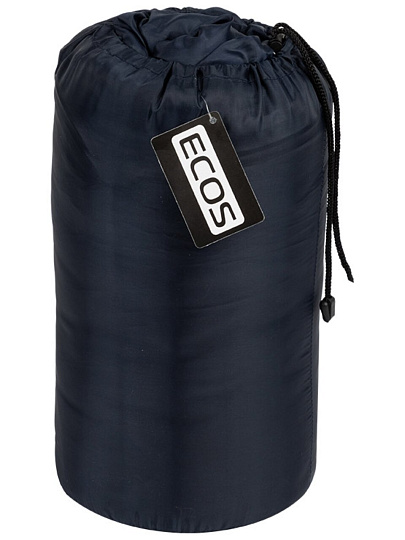 Спальный мешок одеяло, 180х140 см, 0 °C, 5 °C, 2 слоя, таффета, синтетика, Ecos, СМ002, 105658